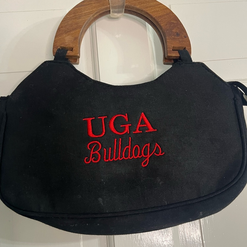 UGA Bulldogs Black Handbag